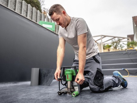 Сварочный полуавтомат UNIDRIVE 505 для сварки бассейнов, применение